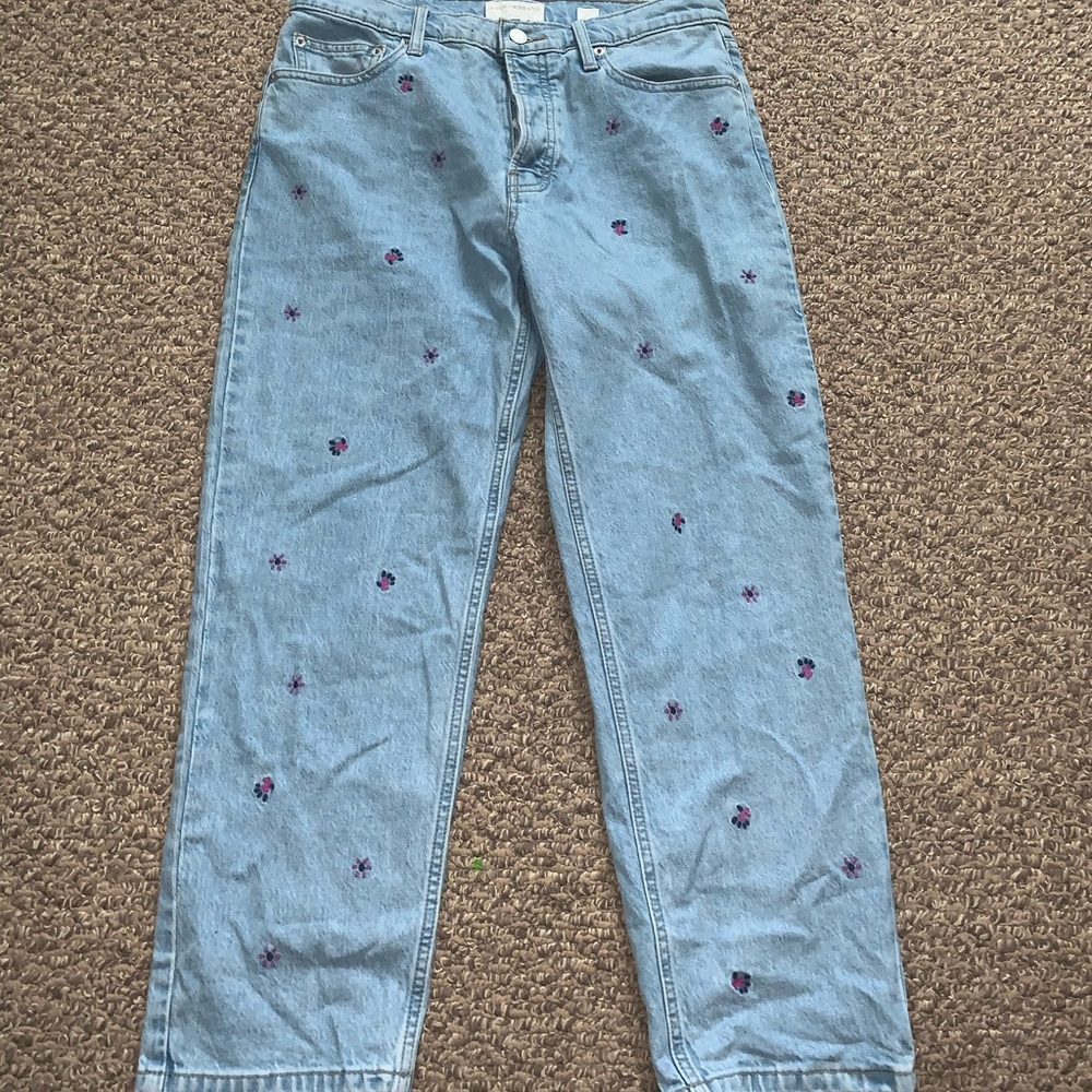 Lucky brand relaxed taper jeans